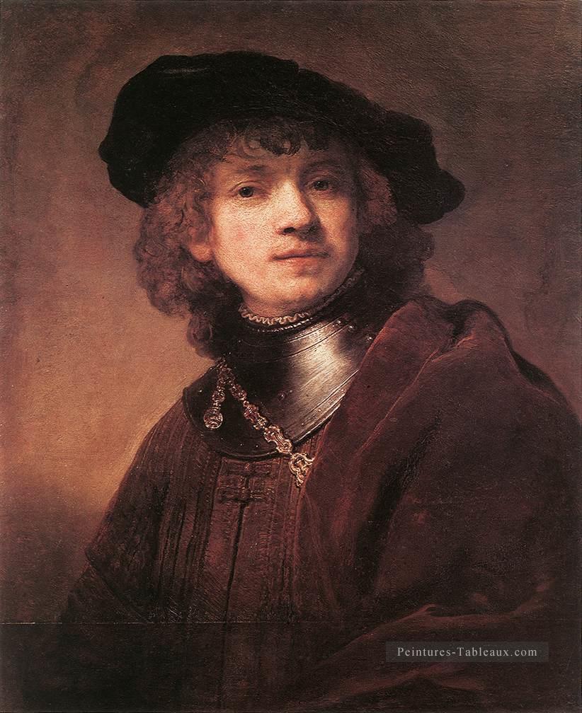 Autoportrait en tant que jeune homme 1634 Rembrandt Peintures à l'huile
